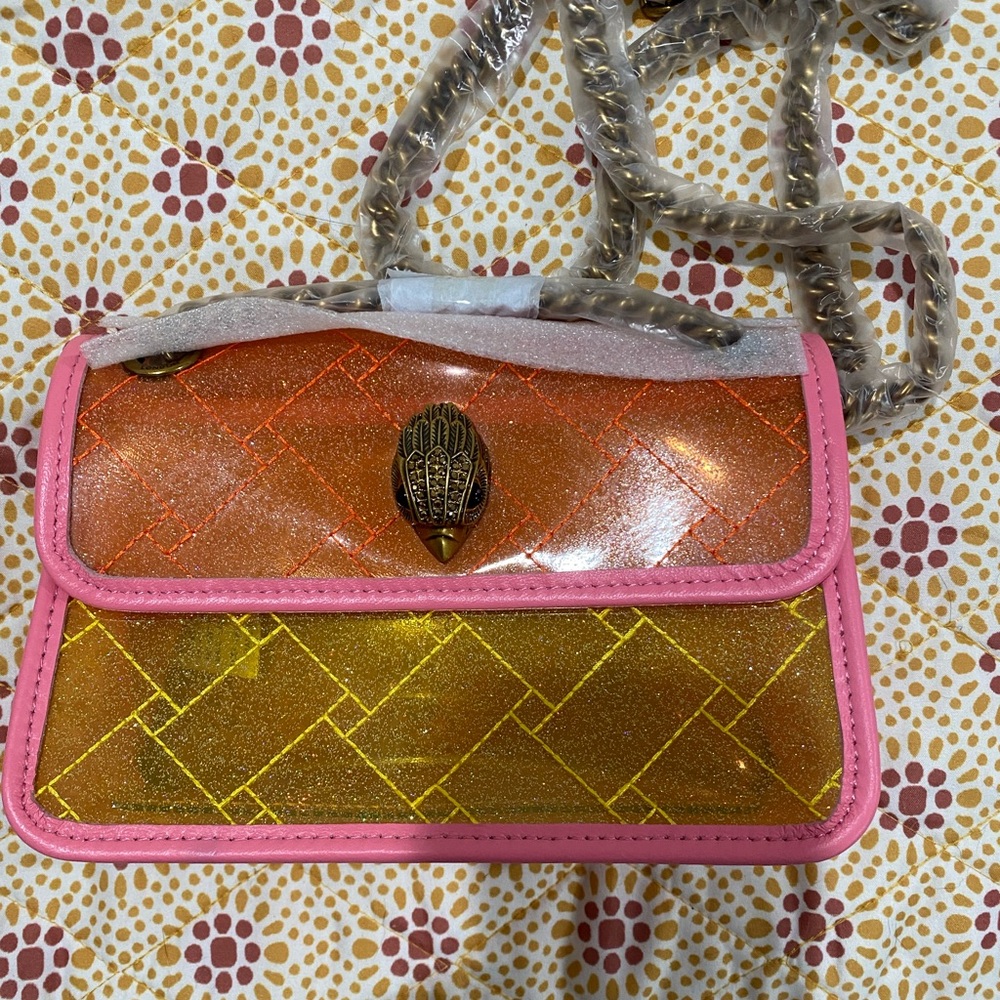 Vynal shoulder/crossbody multi color